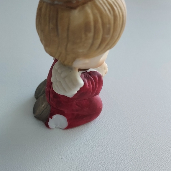 Christmas Children Porcelain Nativity Wood Stable Manger With Box Jeweled READ - Picture 10 of 10